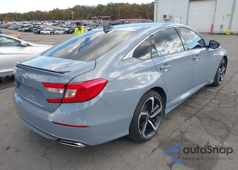 2022 Honda Accord Sport 2.0T из США, поврежденный, VIN 1HGCV2F34NA023490